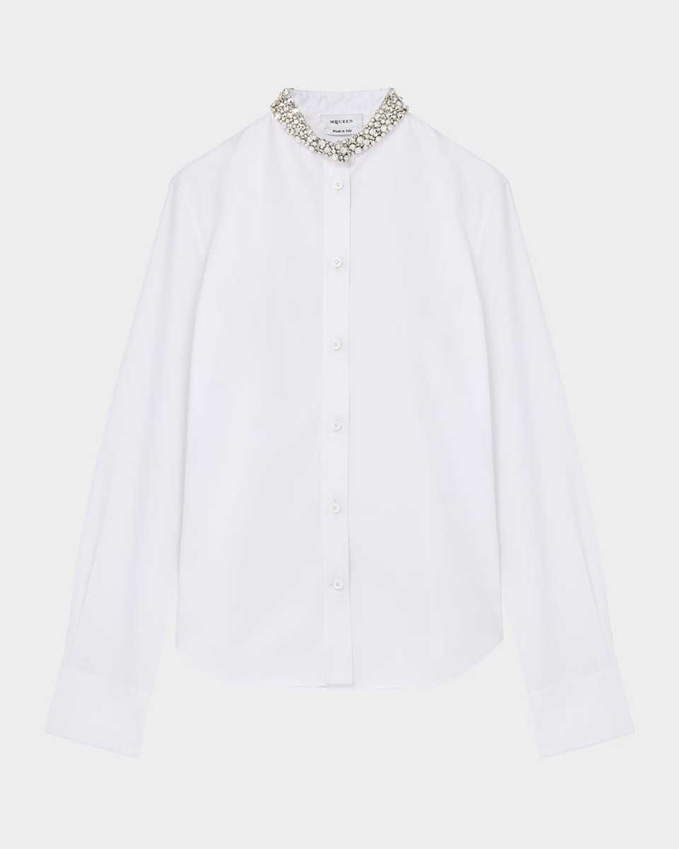 Embellished Collar Shirt